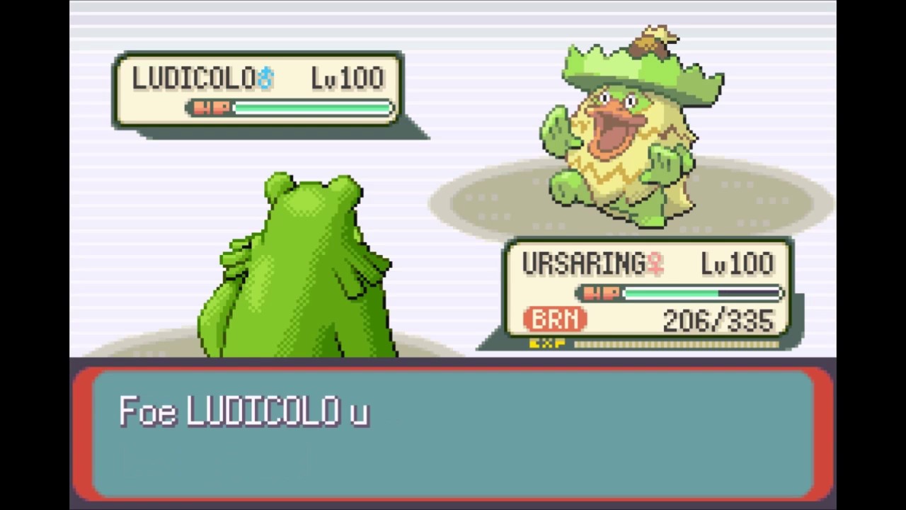 Shiny Ursaring at the Battle Factory [Emerald]