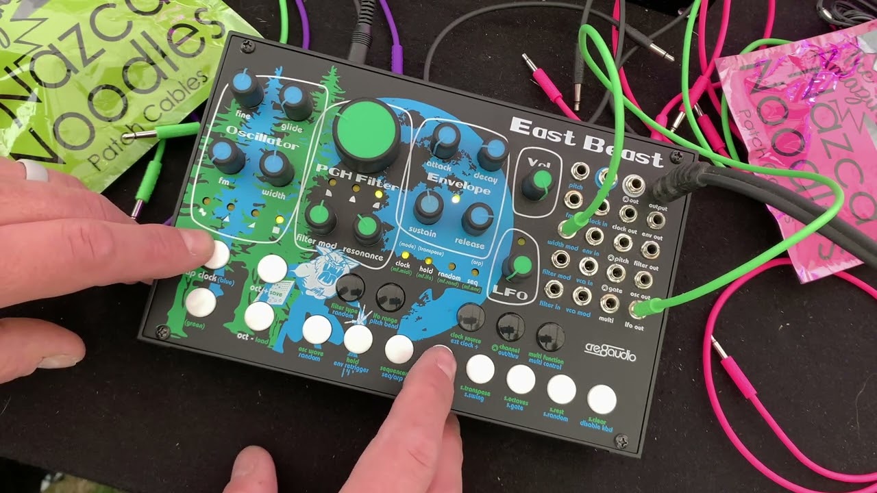 cre8audio East Beast Sound Demo (no talking) at Superbooth 2022