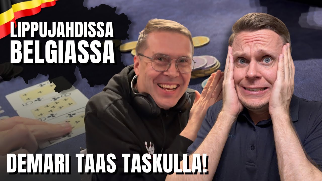 HurjaJaria vastaan all-in AJ vs. T8! Uskomaton taistelu lipusta! | Deepstack Open Namur - Osa 2