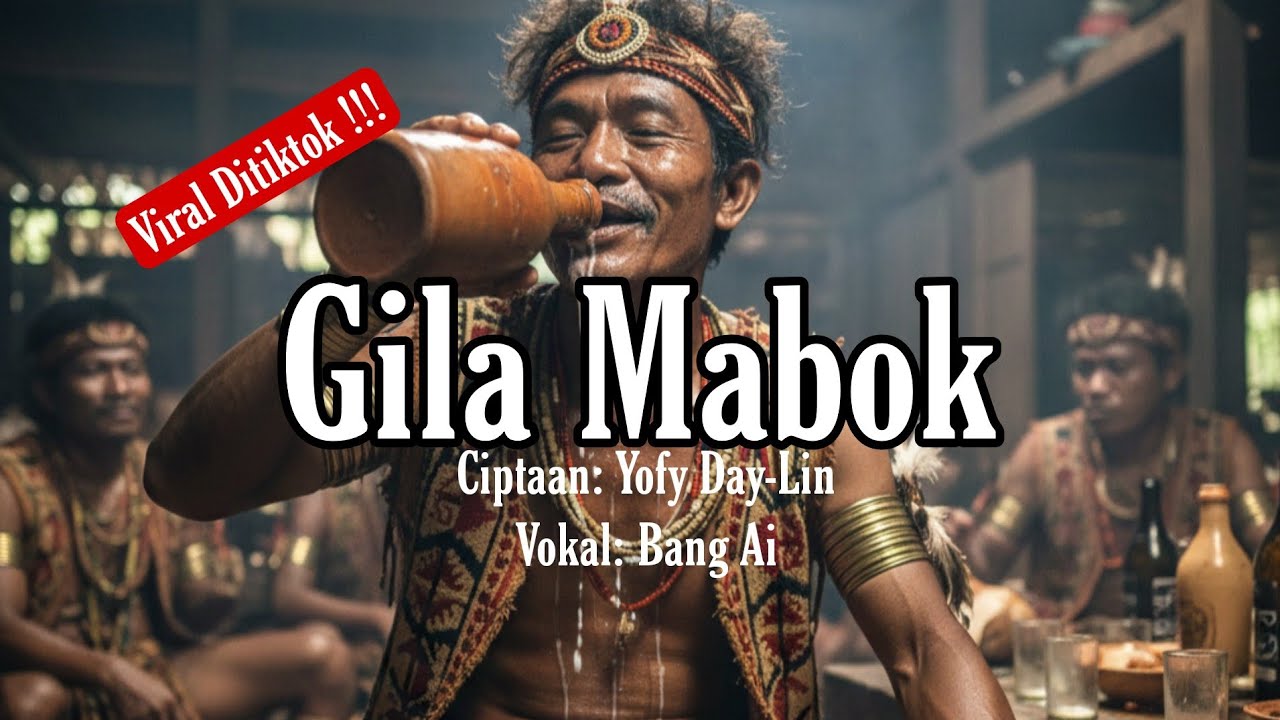 Lagu Dayak bikin joget gila mabok