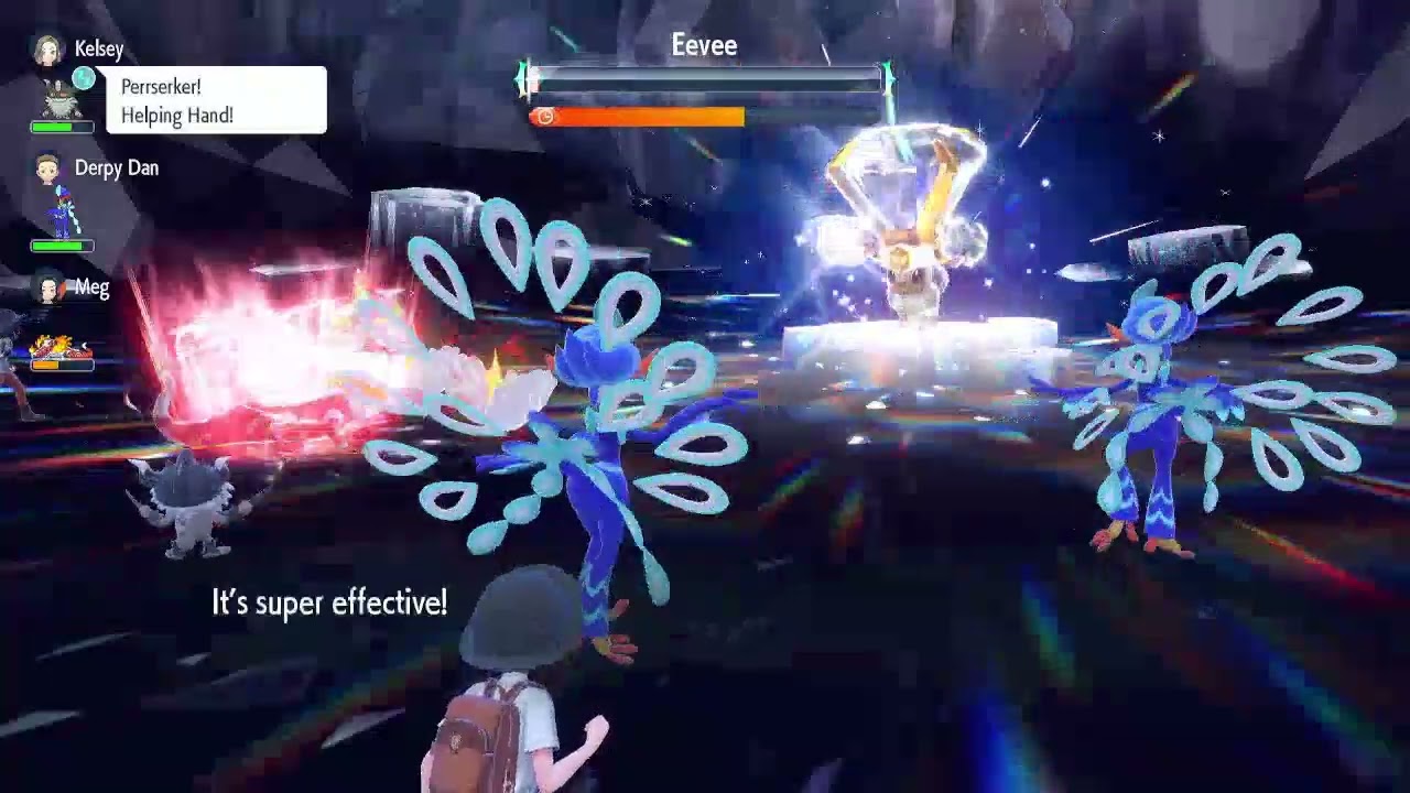 Pok&eacute;mon Violet - Eevee Tera Raid Battle x Normal Type