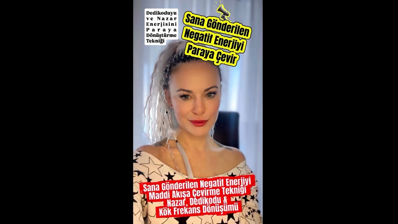 ⚡️Dedikodu, Nazar, Negatif ve Dürtüsel Cinsel  Enerjiyi Maddi Akışa ♻️ Dönüştürme Tekniği ✅