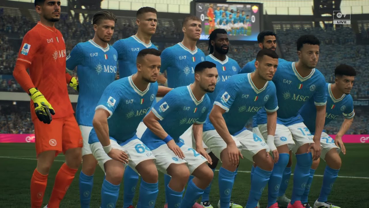 EA FC 26 Full Match  Stadio Maradona Napoli Roma Authentic Gameplay 