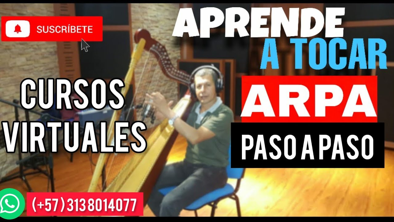 CLASES DE  ARPA, tutorial ELLA FUE (1° PARTE) (J. M)📲CURSOS ONLINE (+57 ) 313 8014077 clase de ARPA