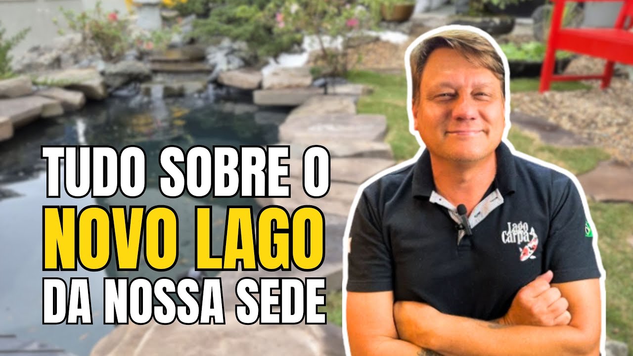 Temos um novo lago na sede da Lago Carpa!