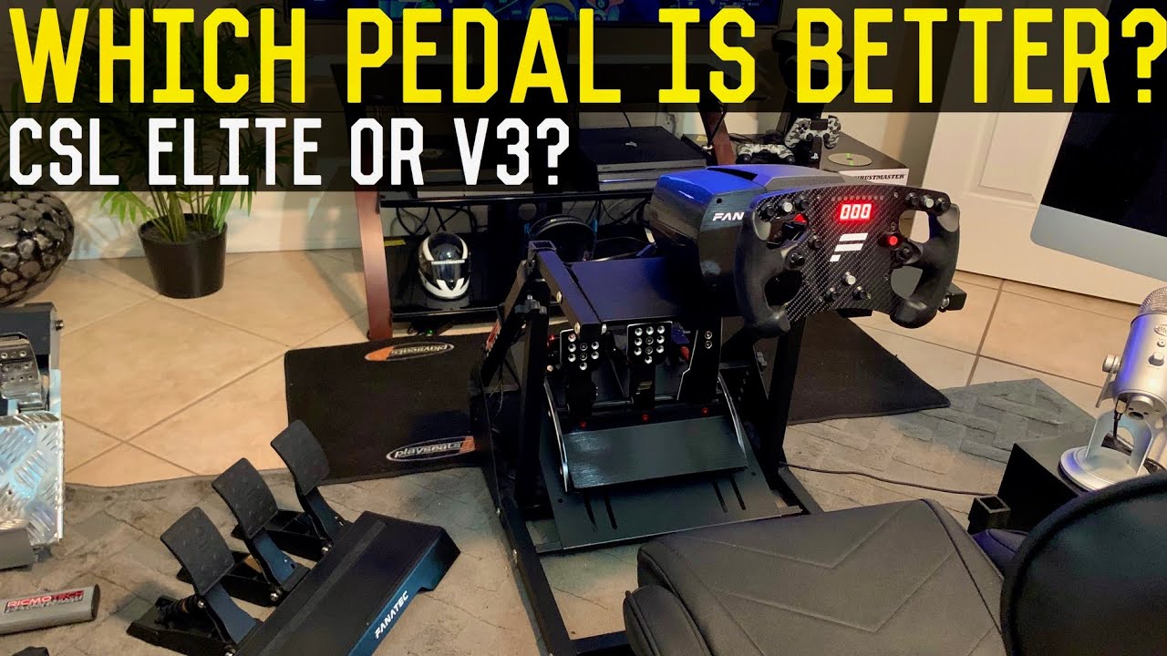 Fanatec V3 Pedals Vs CSL Elite (Opinion)