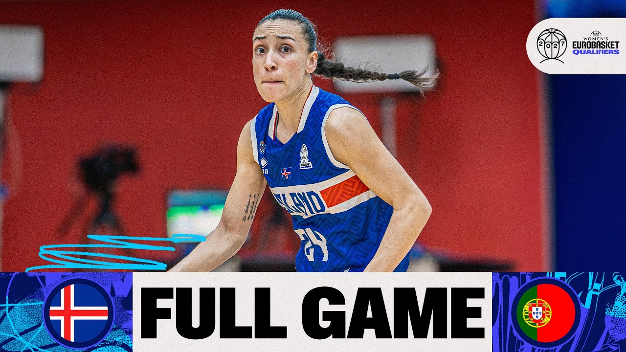 First Round | Iceland v Portugal | Full Basketball Game | FIBA Women's EuroBasket 2027 Qualifiers