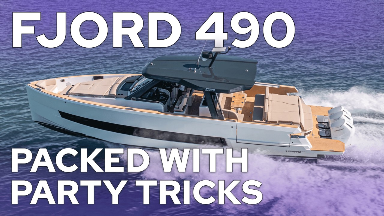 FJORD 490 - GO ANYWHERE: THE BOAT THAT GIVES YOU TOTAL FREEDOM - YACHT TOUR