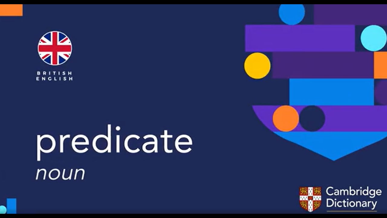 How to pronounce predicate (noun) | British English and American English pronunciation