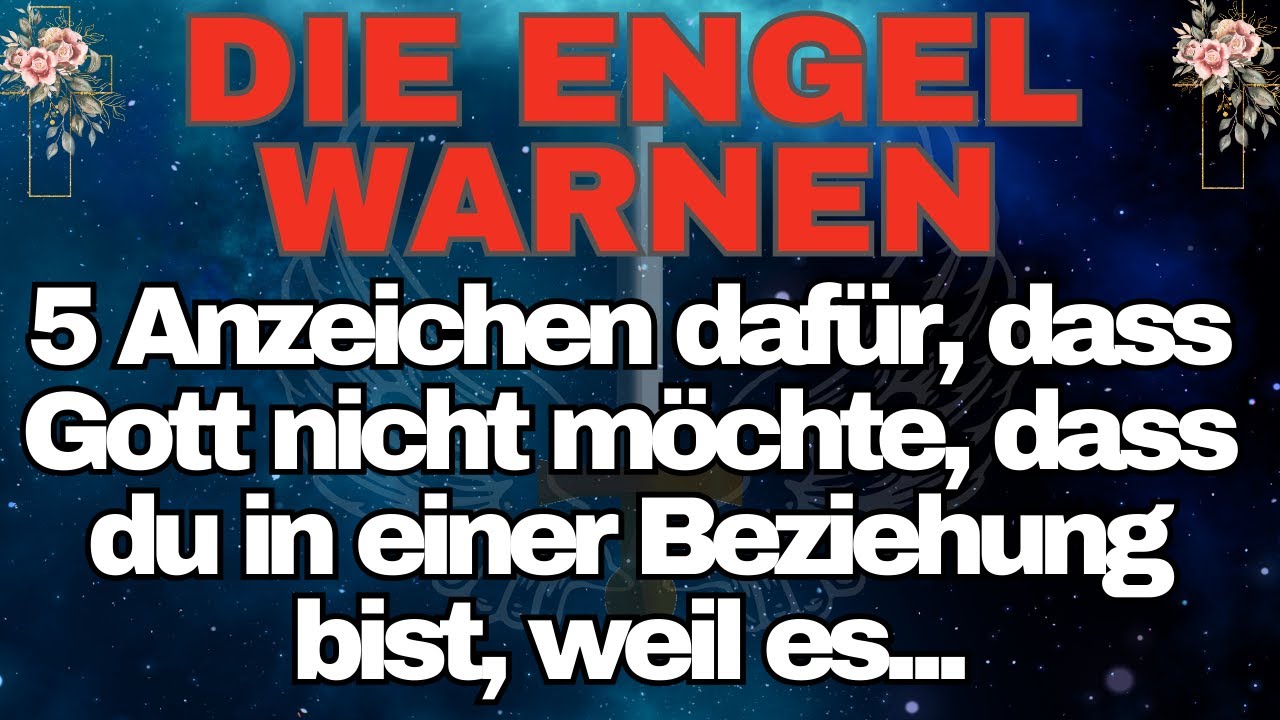 5 Zeichen, dass Gott nicht möchte, dass du in einer Beziehung bist  Lerne, sie zu erkennen