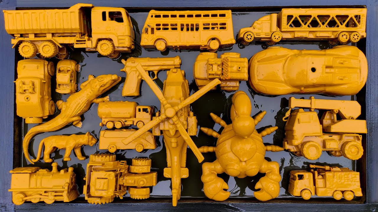 Cleans Toys, Dump Truck, Hellycopter, Tracktor, Jeeps Monster, Train, Racing Car