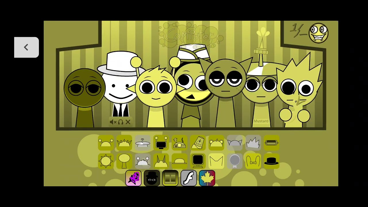 MUSTARD SPRUNKI! (Yellow time) fun time! Musical incredibox sprunki