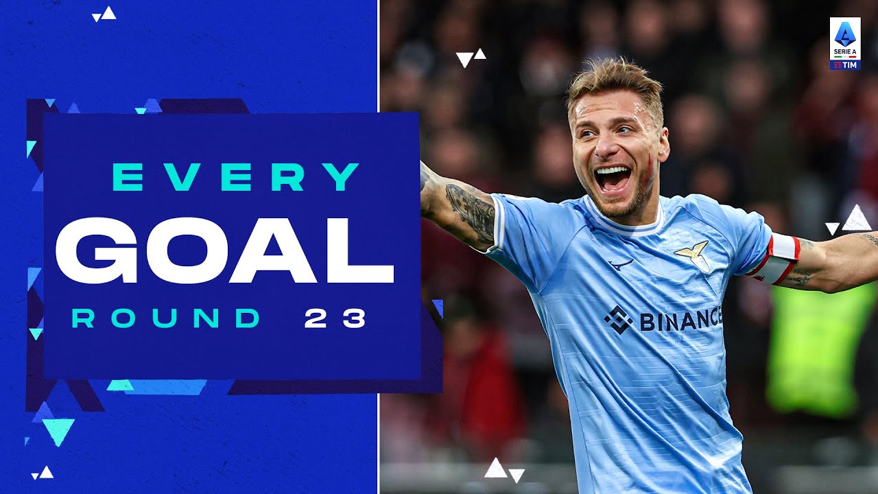 Immobile back at his best | Every Goal | Round 23 | Serie A 2022/23