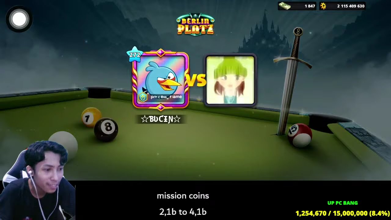 8 BallPool 0 Coins to 1B😎