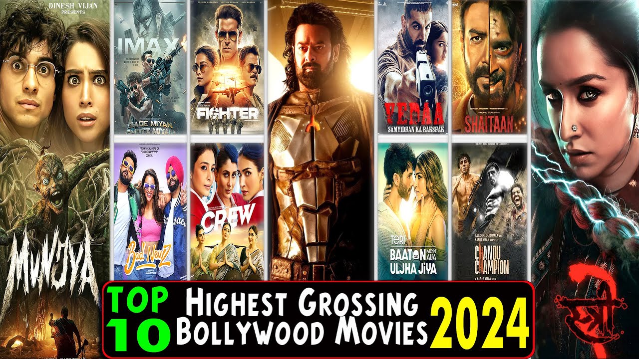 Top 10 Bollywood Highest Grossing Movies of 2024 | Top Bollywood Box Office Collection Movies 2024.