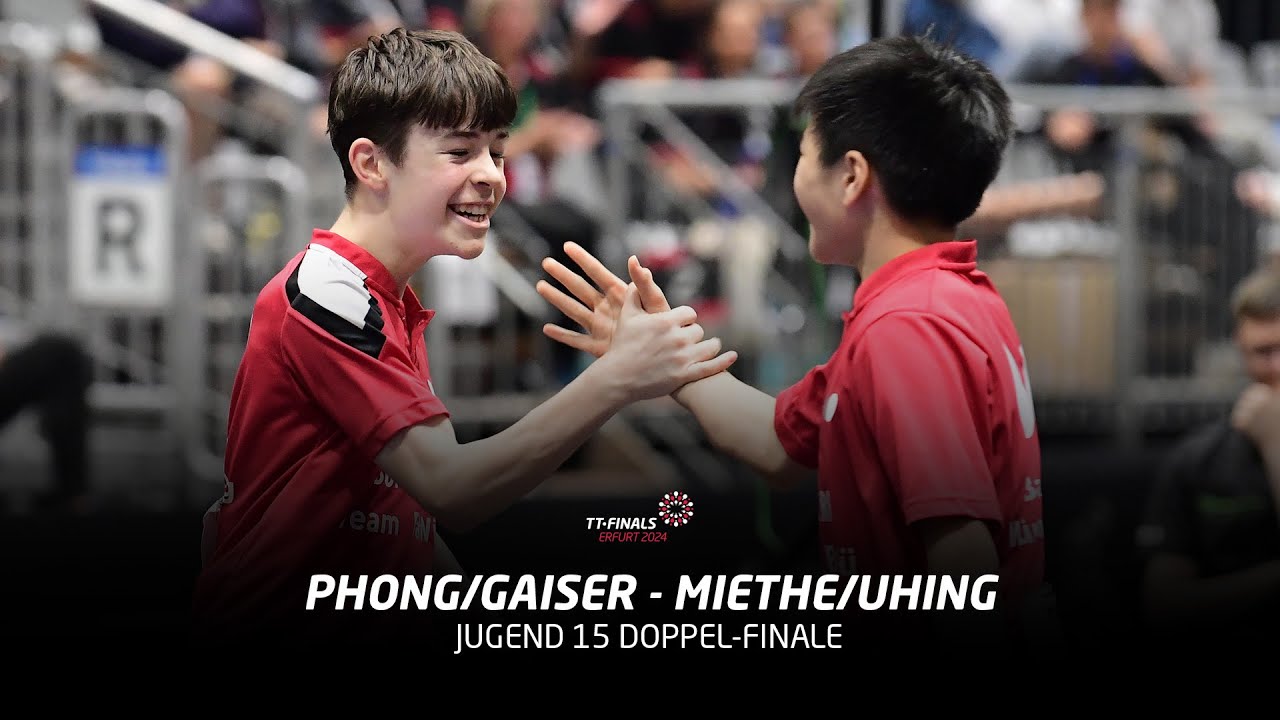 Gaiser/Phong - Miethe/Uhing I Jugend 15 Doppel-Finale I TT-Finals Erfurt 2024