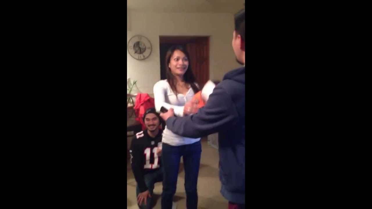 Cutest proposal reaction EVER!!!