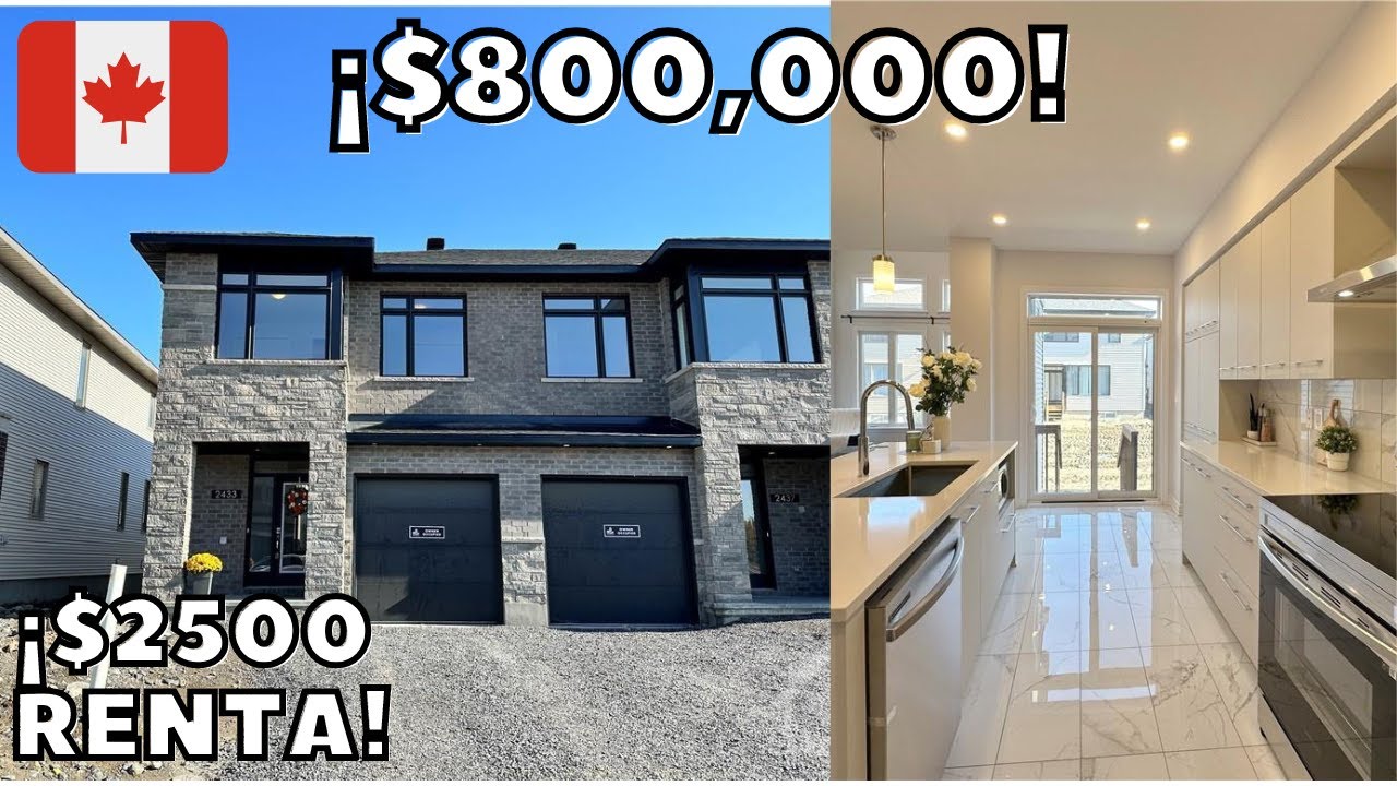¡Esta es la casa que puedes comprar en Canadá con 800 mil dólares!