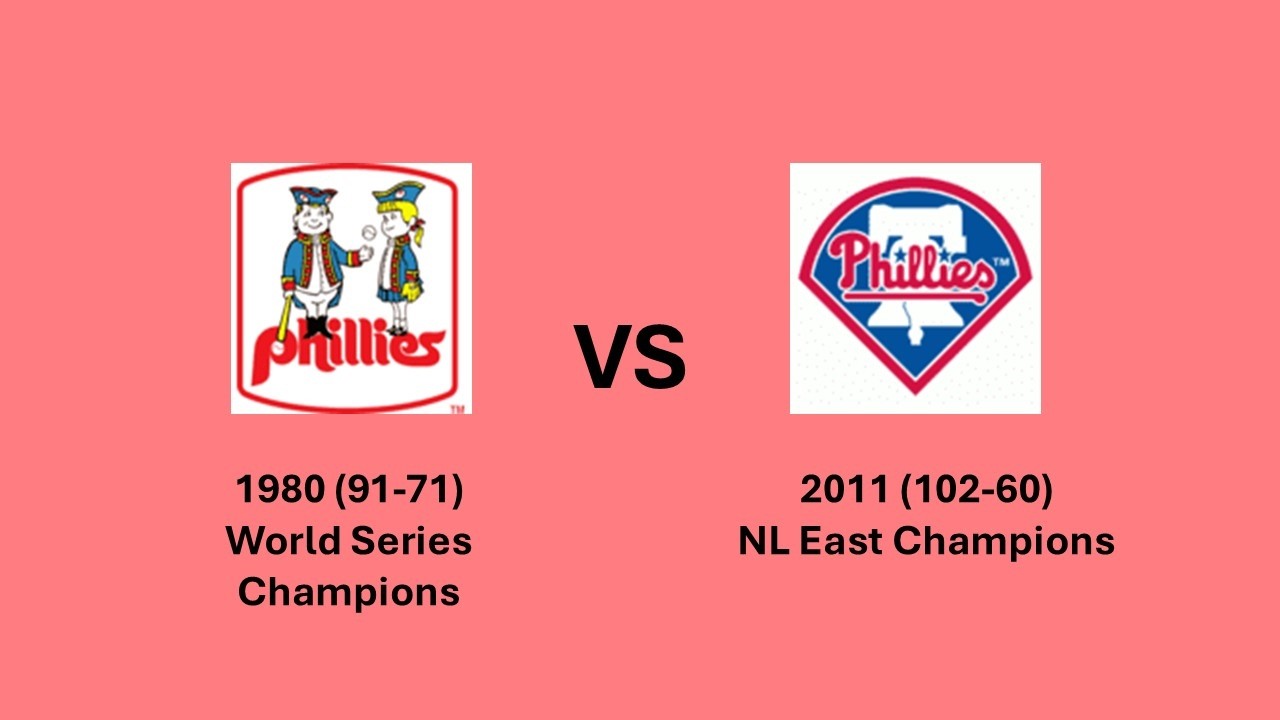 OOTP 26 Phillies Best 8 Teams 1970-2024 Game #4 (1980 vs 2011)