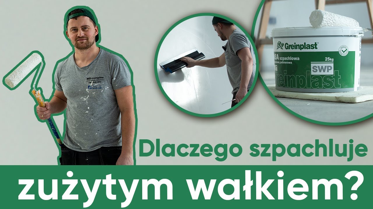 Dlaczego szpachluje zużytym wałkiem?
