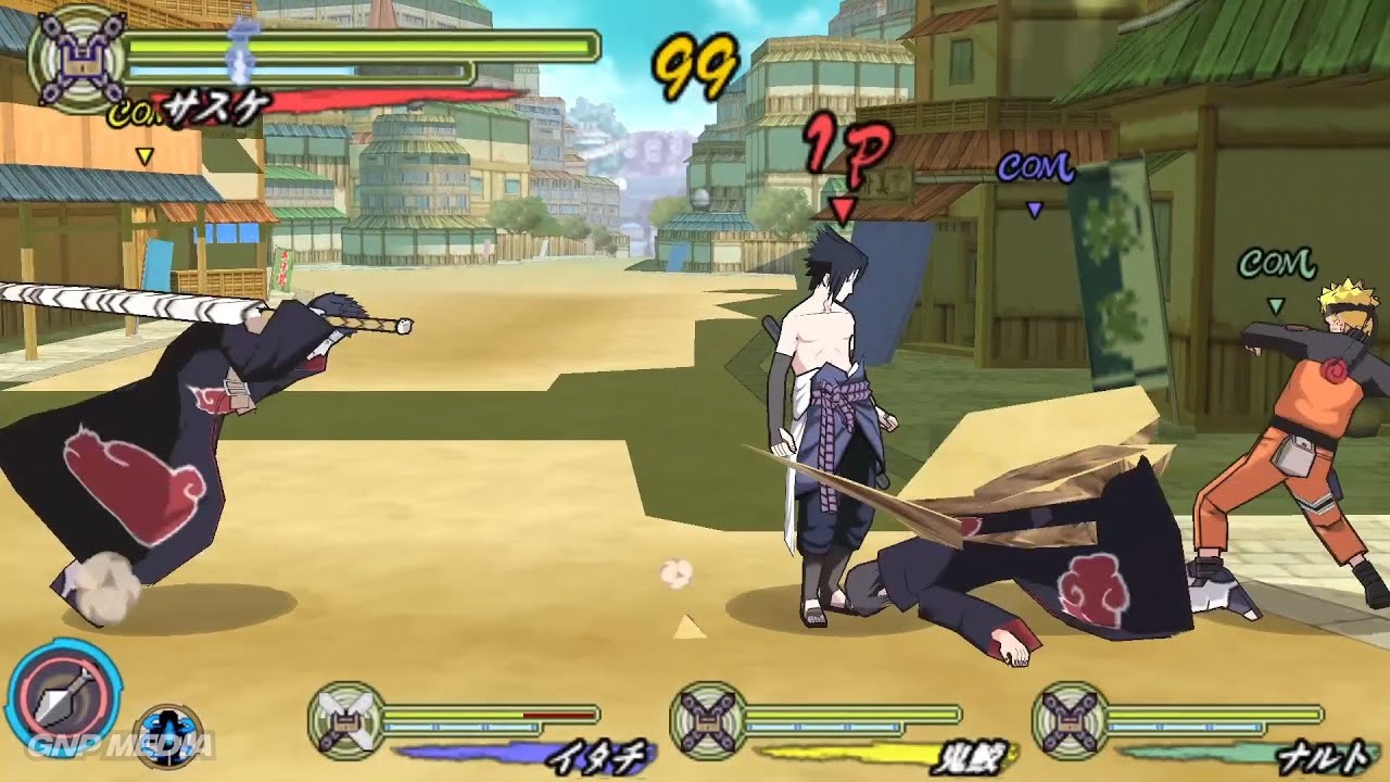 Naruto Shippuuden - Narutimate Accel 3 [PSP] - Gameplay