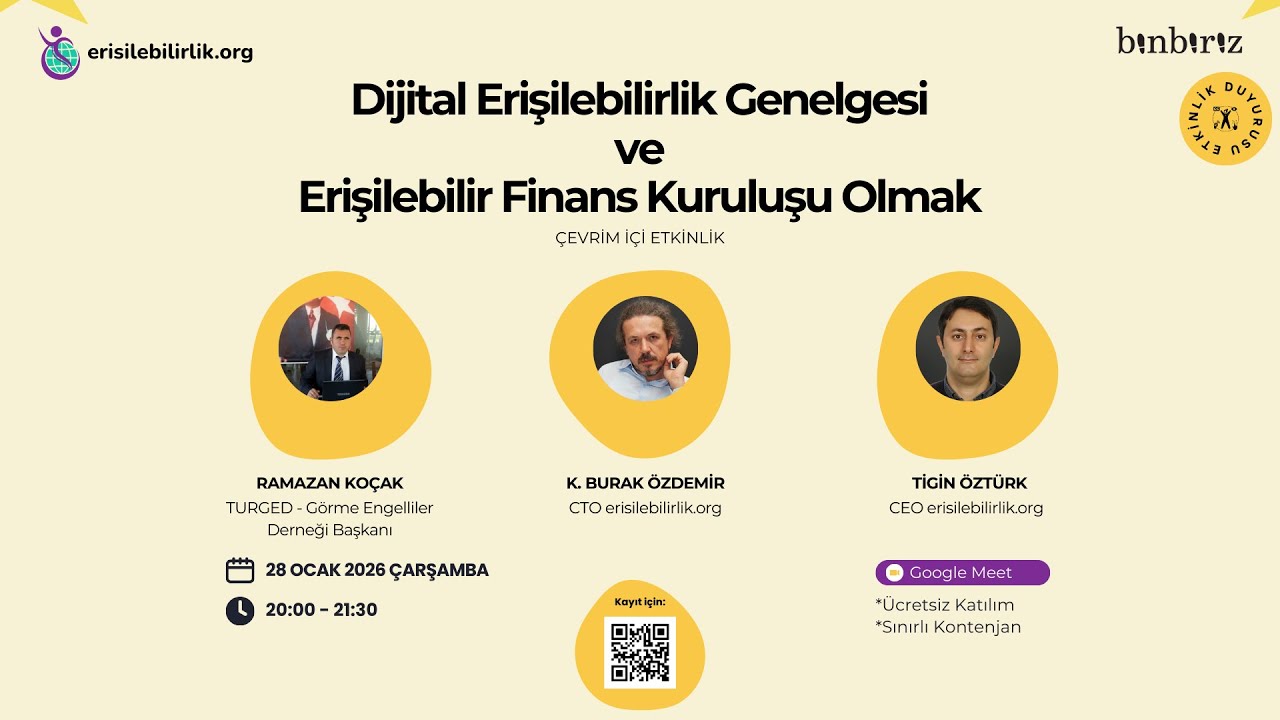 Erişilebilir Finans Kuruluşu Olmak | Ramazan Koçak (TURGED)
