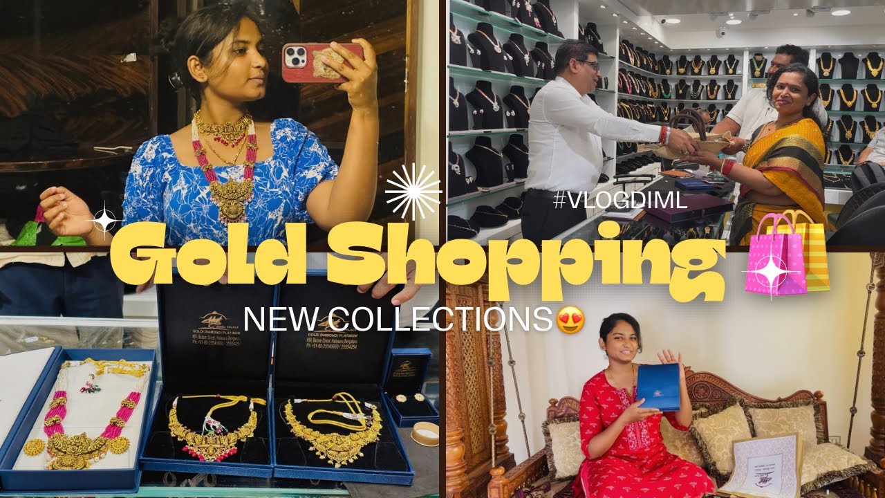 Gold Jewellery Shopping🛍️||New Designs & Collections😍||SPURTHI VLOGS||