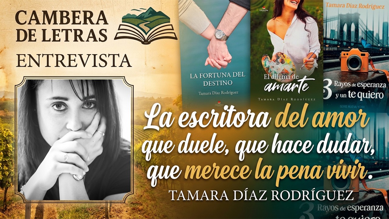 TAMARA DÍAZ RODRÍGUEZ La escritora del amor que duele, que hace dudar, pero que merece la pena vivir