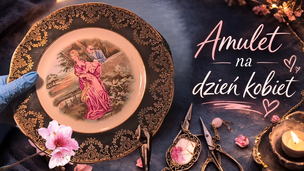 Dzień  Kobiet💖Lunula - słowiański Amulet ze starego talerza