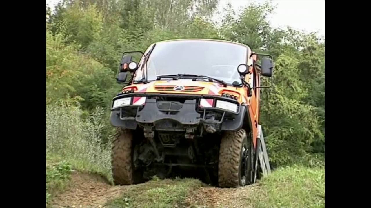 unimog implement carrier in offroad
