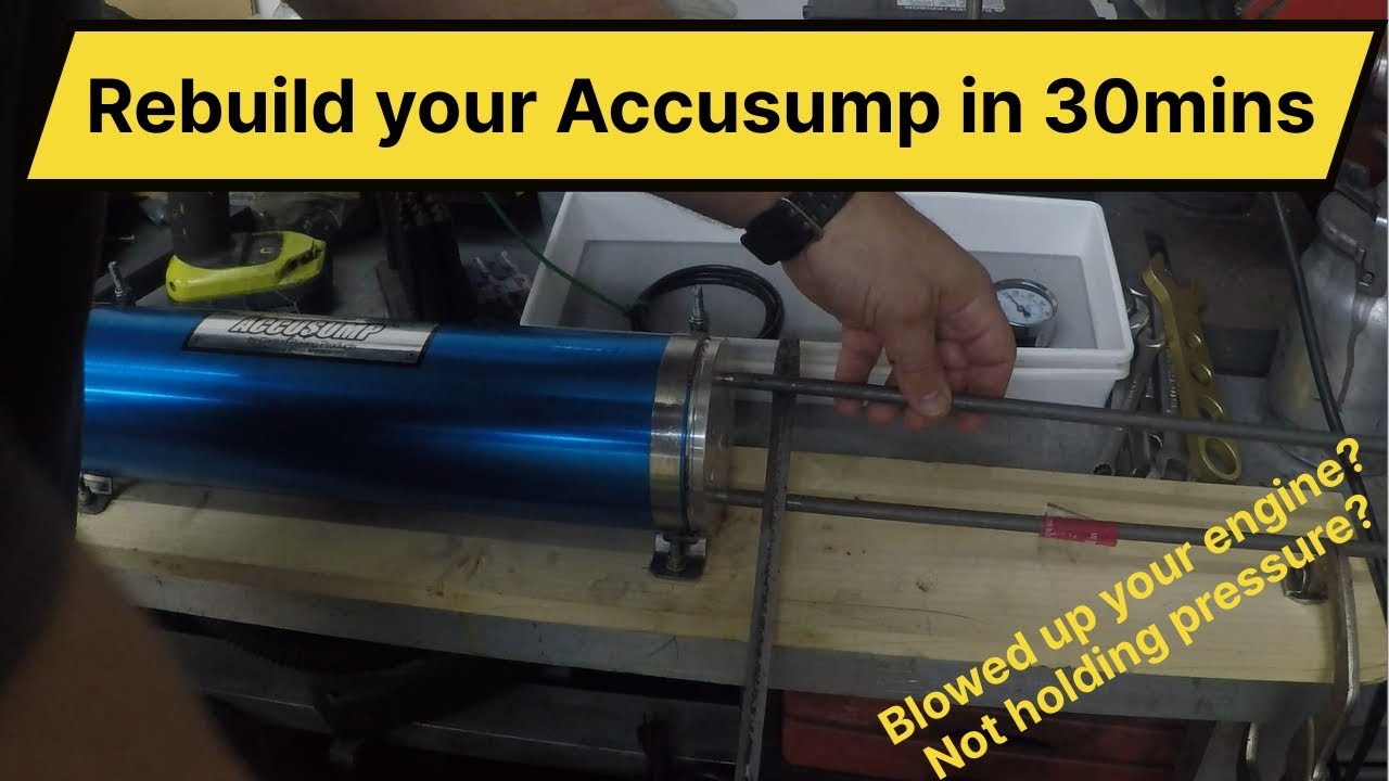 The only Accusump Oil Accumulator Rebuild tutorial on YouTube