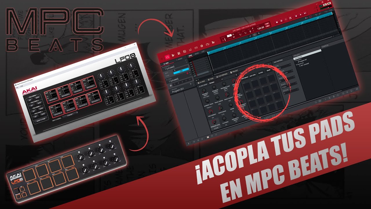 Configura tu AKAI LPD8 en MPC BEATS
