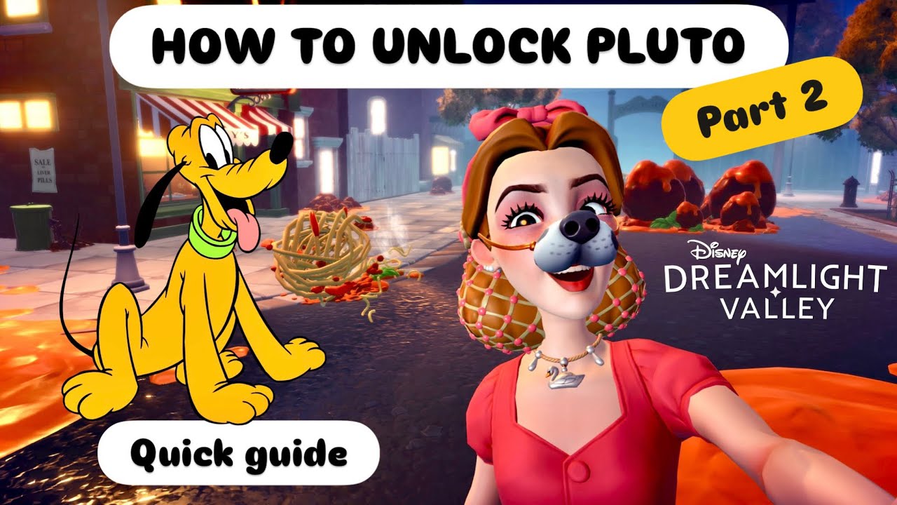 PART 2 | HOW TO GET PLUTO. NEW QUEST QUICK GUIDE. ALL MEMENTOS ITEMS. DISNEY DREAMLIGHT VALLEY 