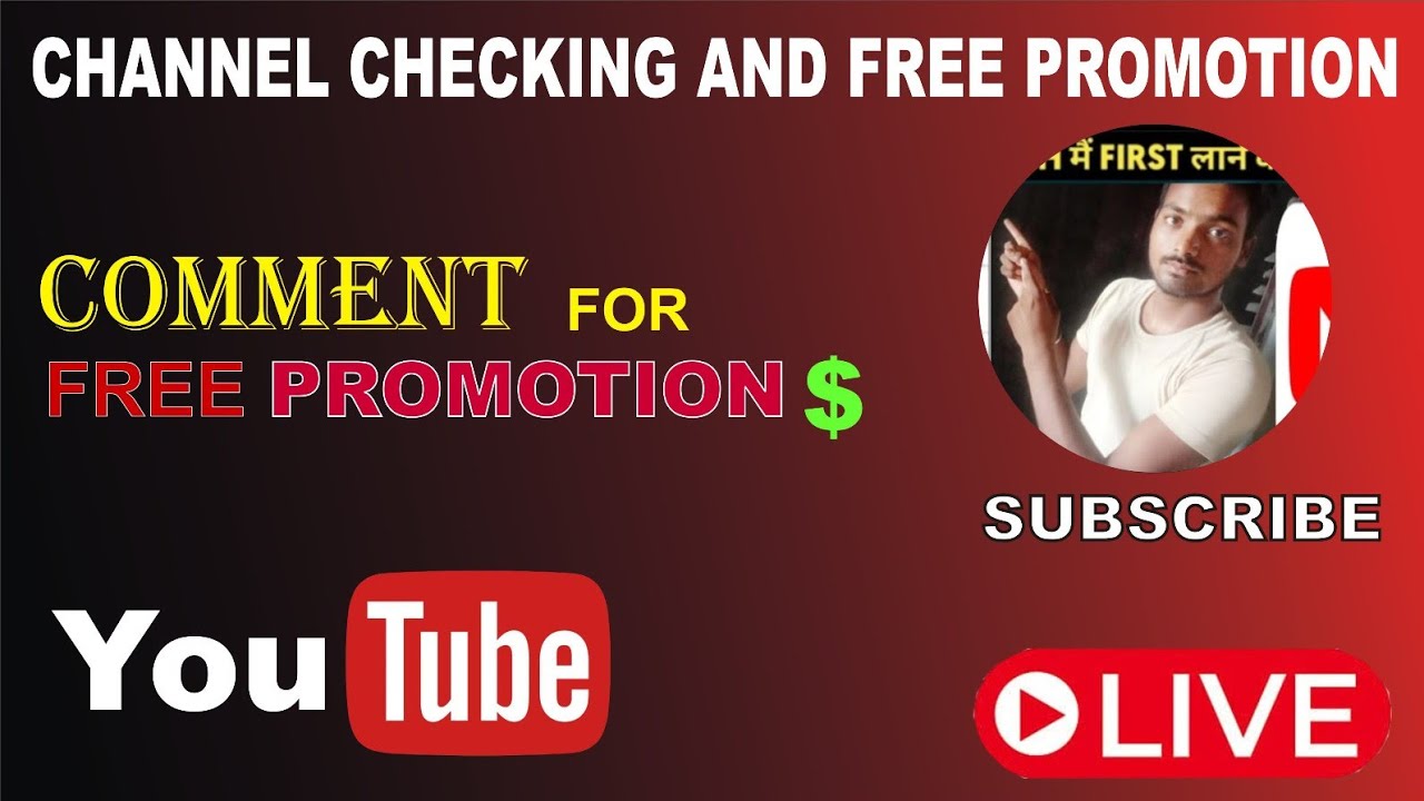 live channel checking ✅ and promotion 💰