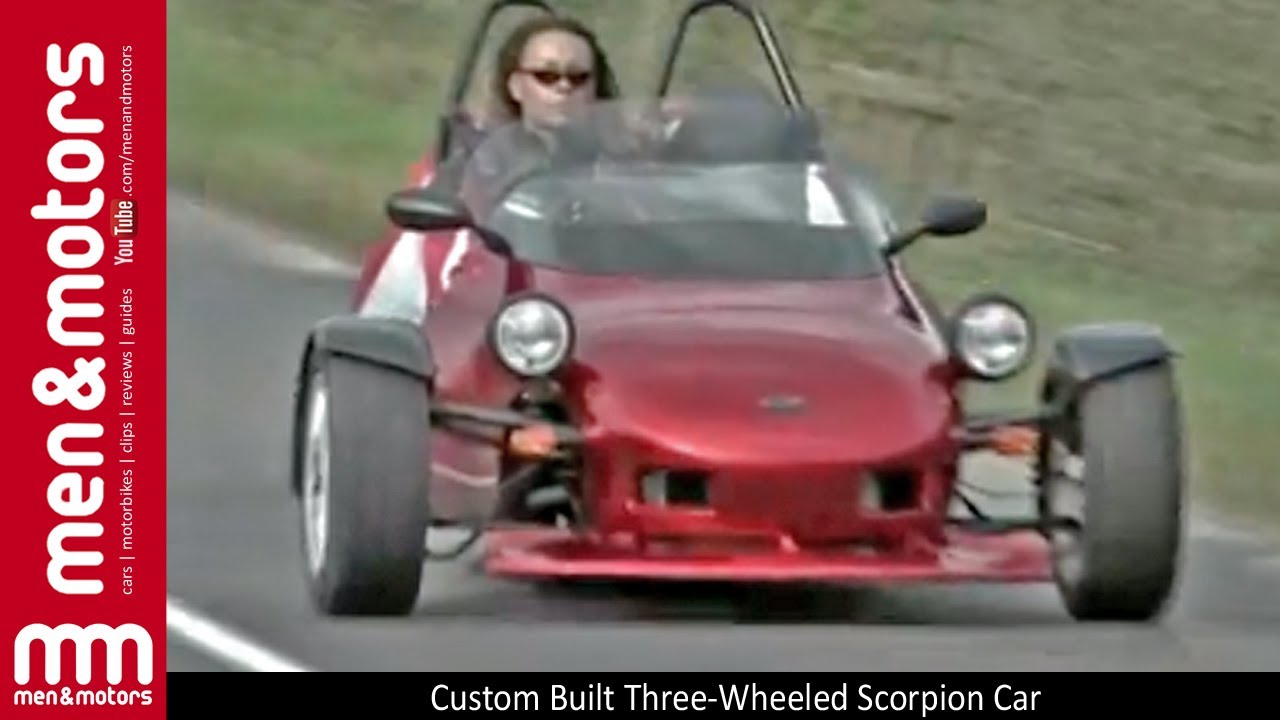 Custom Built Three-Wheeled Scorpion Car