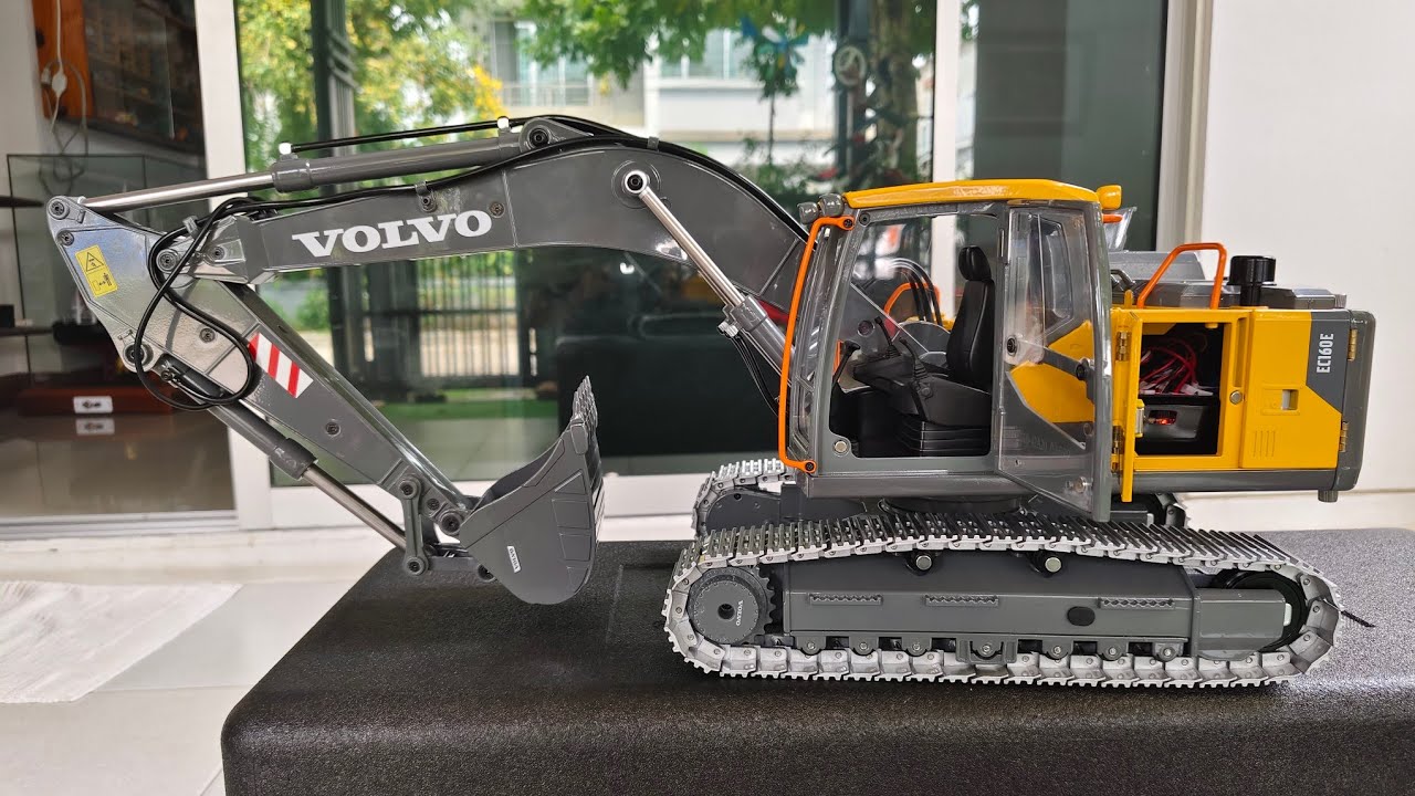 ส่งงานแม็คโคร Volvo E010-003 แม็คโครเหล็กทั้งคันระบบเซอร์โวที่ดีที่สุดสเกล 1 ต่อ 14