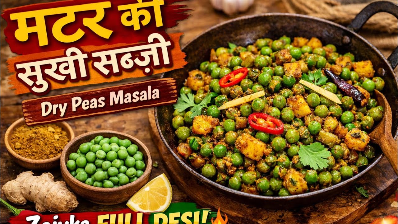Matar( green peas) ki sukhi sabji | matar ki sabji | desi_food_tadka |#indianfood #healthyfood 