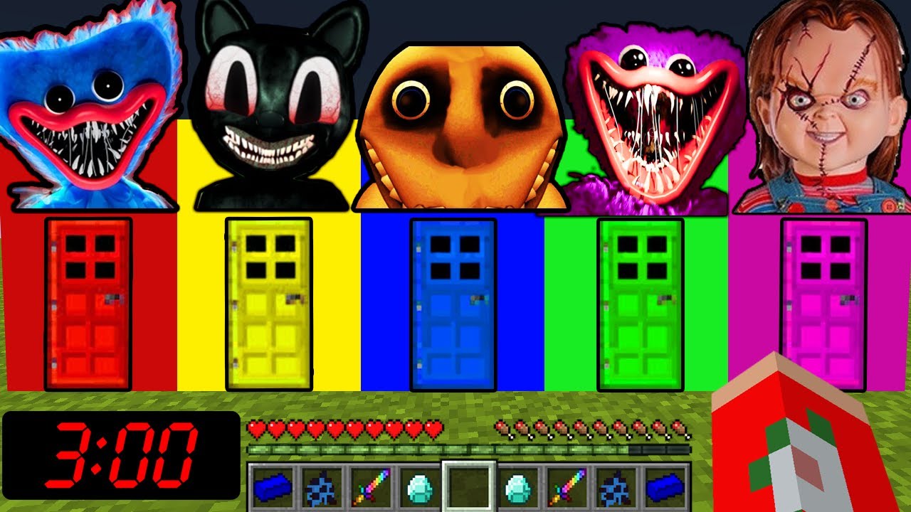 ABRINDO AS PORTAS ÀS 3:00 DA MADRUGADA NO MINECRAFT | Amandinha