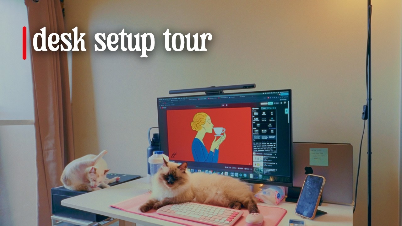 my work from home desk setup tour with prices | software engineer in the philippines