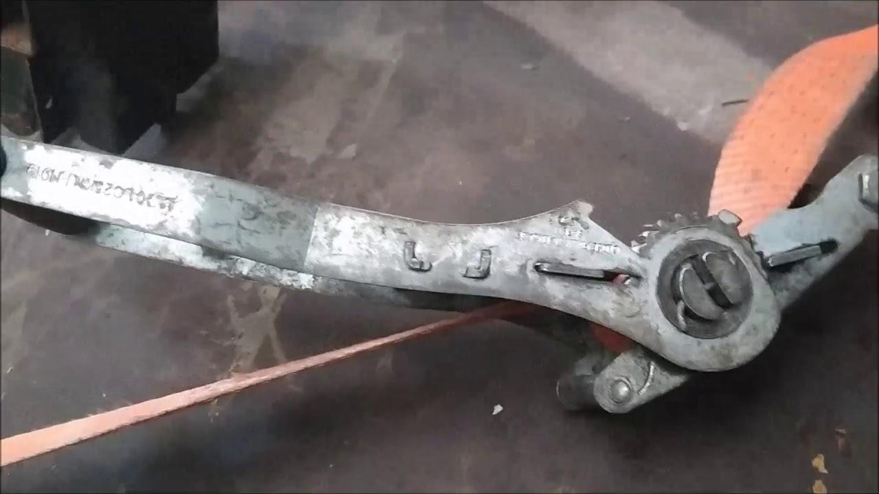 Ratchet straps saved / Spanifermentés