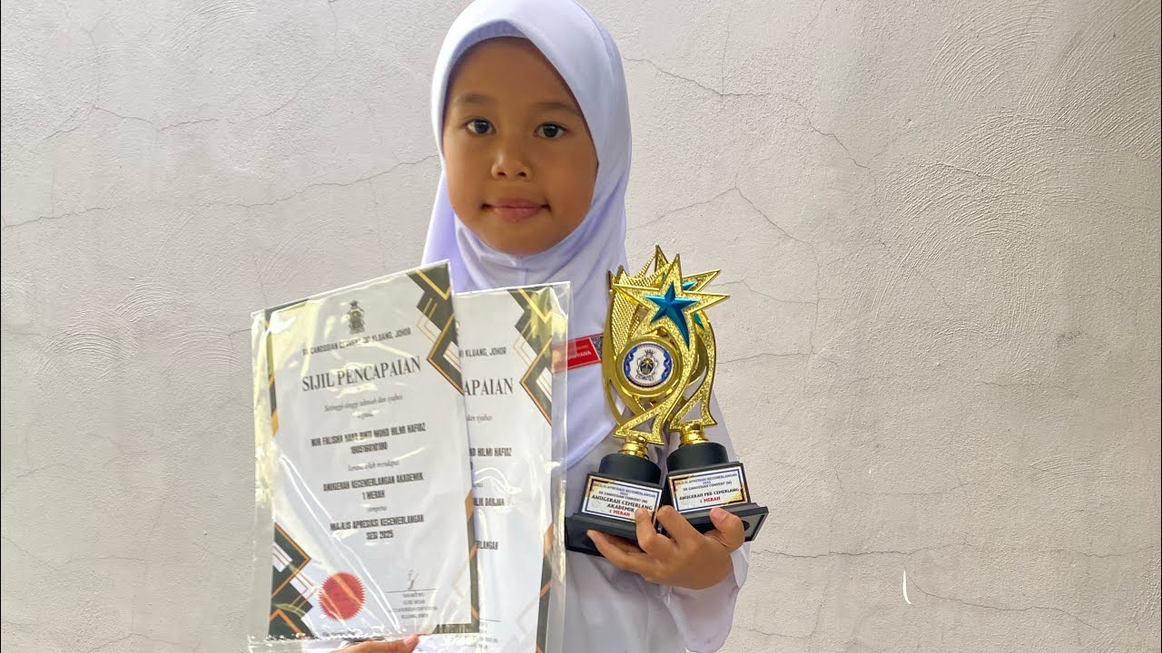 Nur Falisha Hana ~ Majlis Apresiasi Kecemerlangan SK Canossian Convent Kluang, 2025