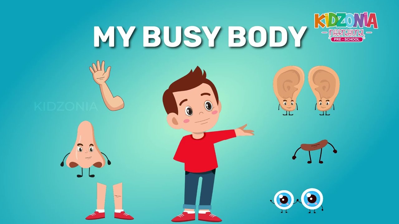 My Busy Body || Popular Kids Story || Kidzonia Storybook