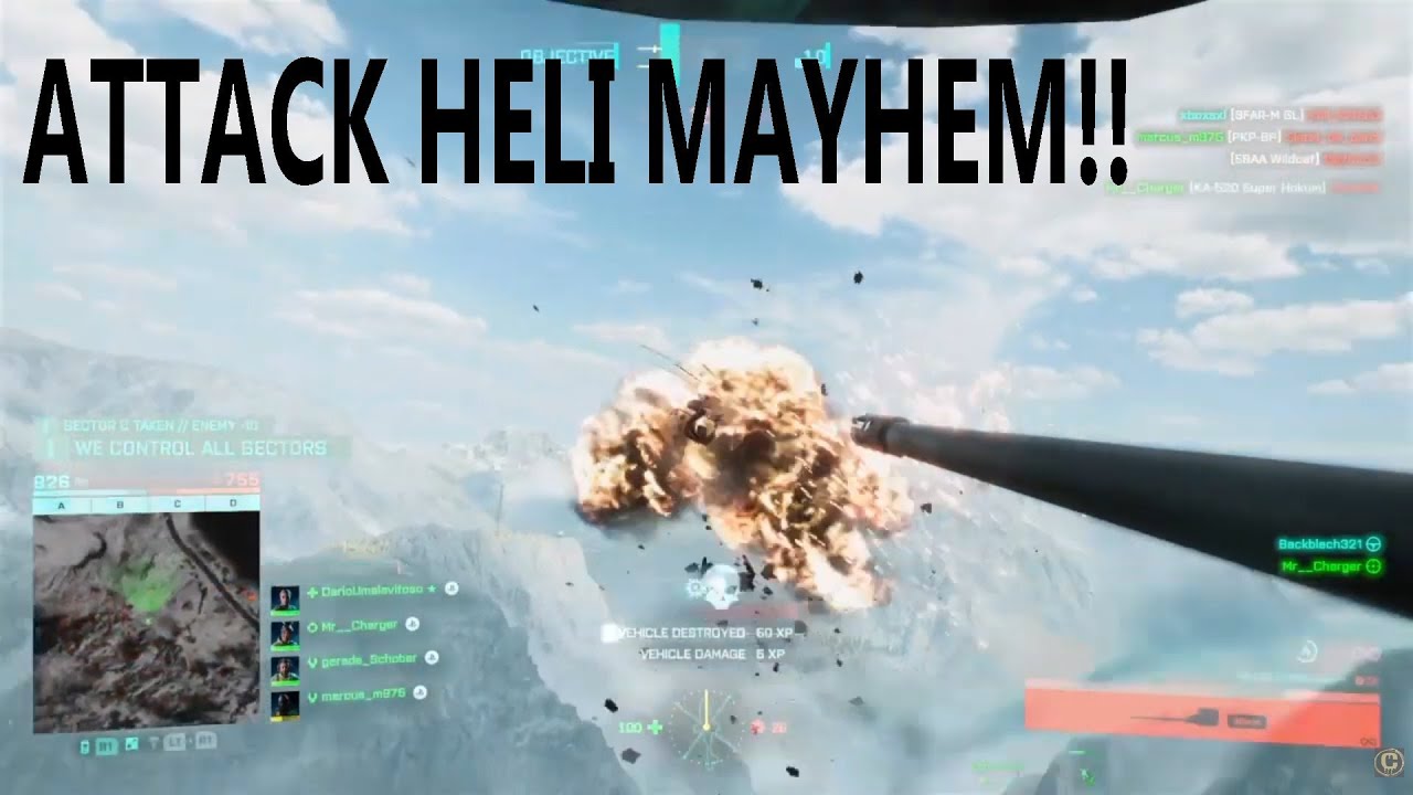 ATTACK HELI GUNNING Gameplay PLUS OTHER Action In @Battlefield 2042!