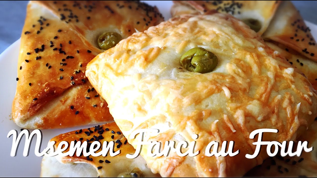 ❥ Msemen farci au four.