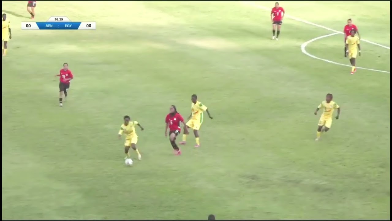 BÉNIN 🇧🇯 1-0 ÉGYPTE 🇪🇬 (MI-TEMPS) | But INCROYABLE sur corner ⚽ Éliminatoires Mondial Féminin U20 