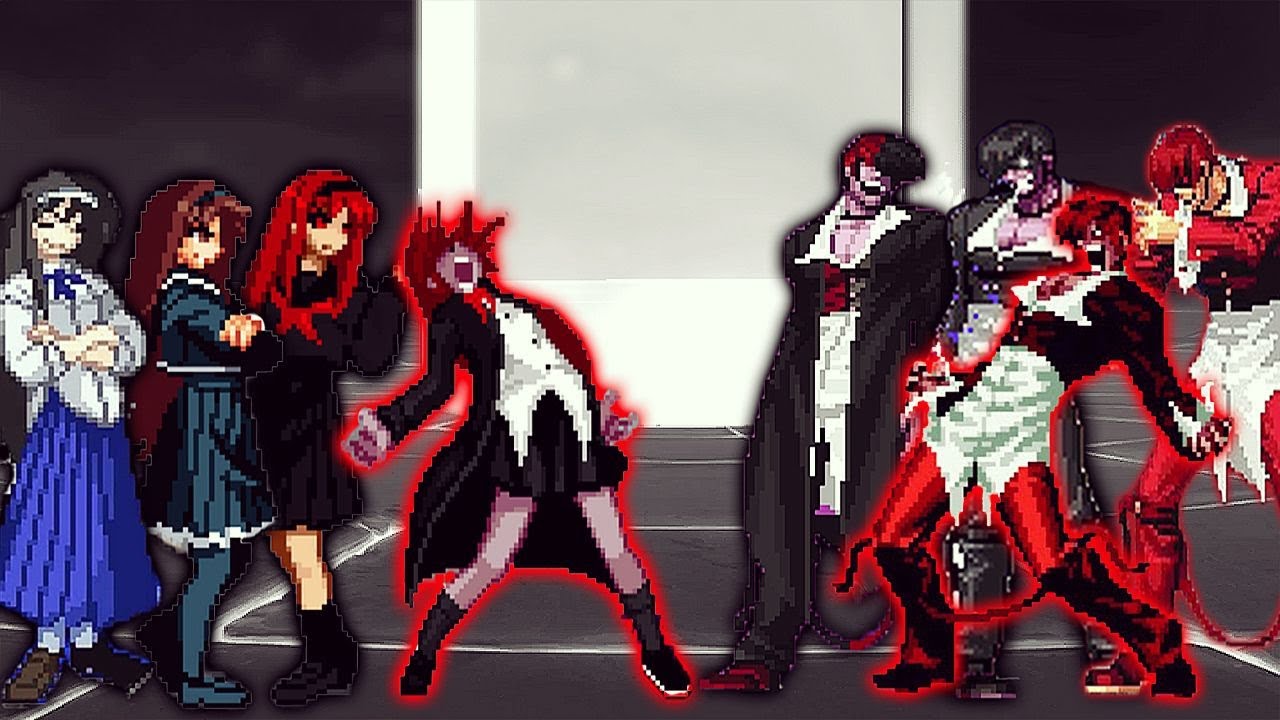[KOF Mugen] Iori Yagami Team Vs Akiha Yagami Team