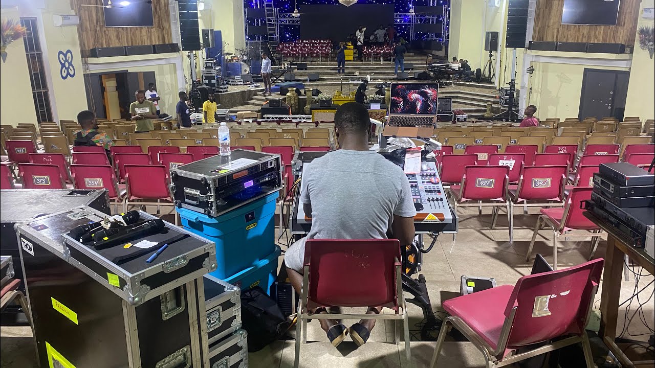 Sound Engineer MOZEY Releases His New Drum Set for REFIRED GOSPEL CONCERT 🥁👌🏽|| behind the scenes