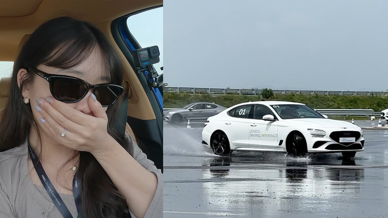 왕초보 와이프... 레이싱 서킷 한복판에 던져버리기