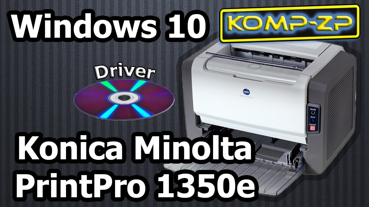Як встановити драйвер Konica Minolta PrintPro 1350 на Windows 10 Драйвер для Konica1350