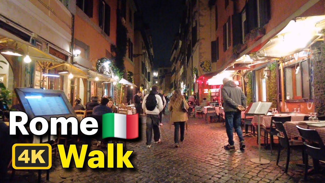 Rome at Night 🇮🇹 | A Quiet Walk Through the Eternal City